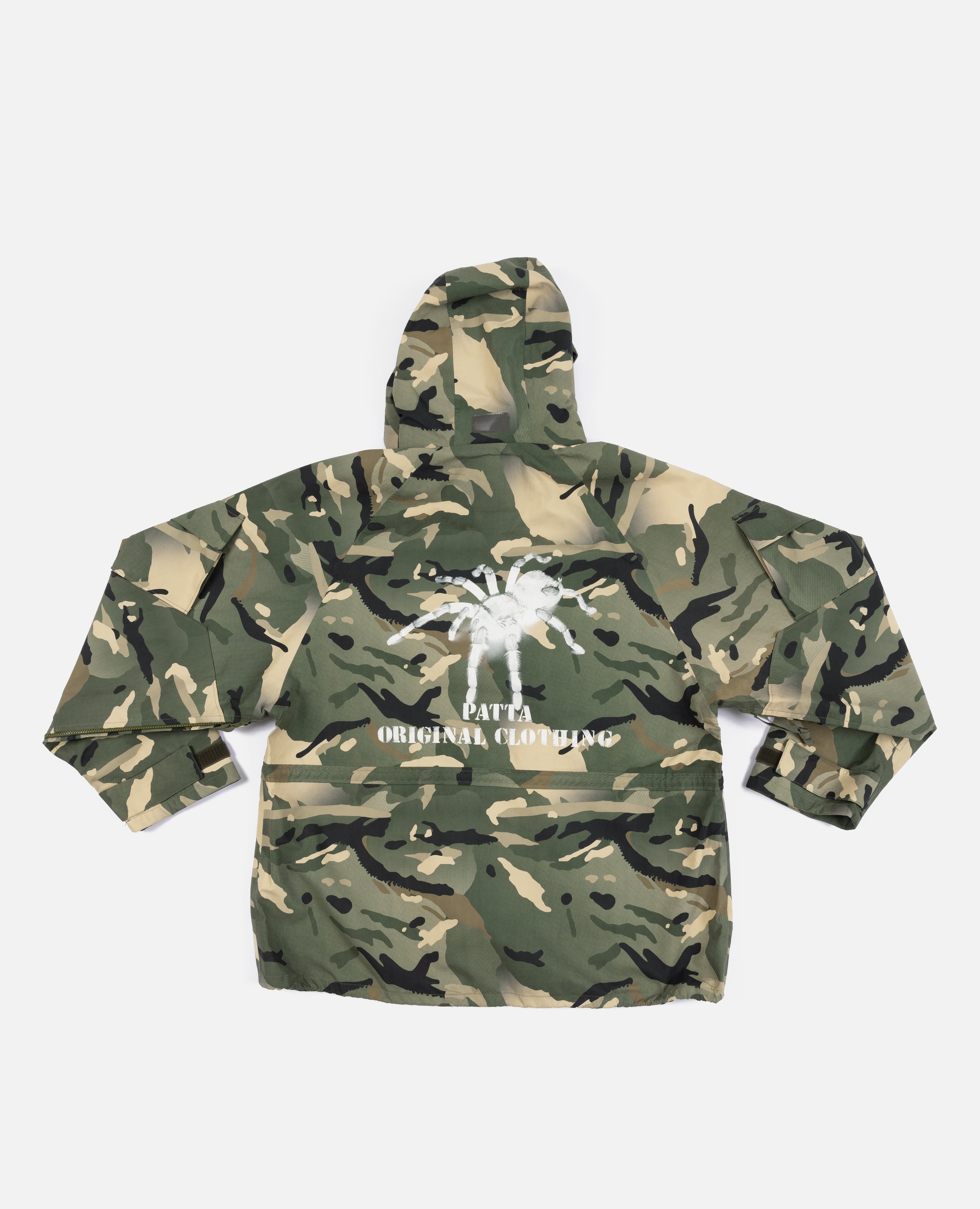 Patta Spray Camo Nylon Tactical Parka (Multi/Spray Camo) – Patta US