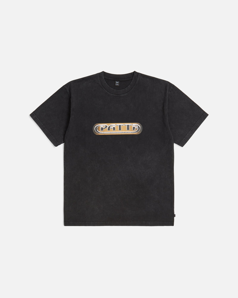 Patta Gilded Acid Washed T-Shirt (Black)