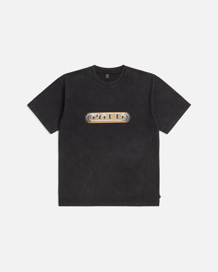 Patta Gilded Acid Washed T-Shirt (Black)