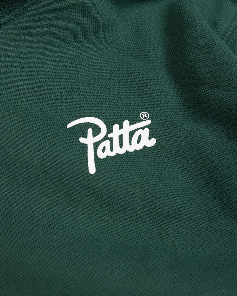 Patta Kids Zip-Up Hooded Sweater (Bistro Green)