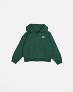 Patta Kids Zip-Up Hooded Sweater (Bistro Green)