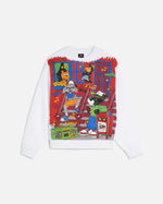Patta Block Party Crewneck Sweater (Light Grey Melange)