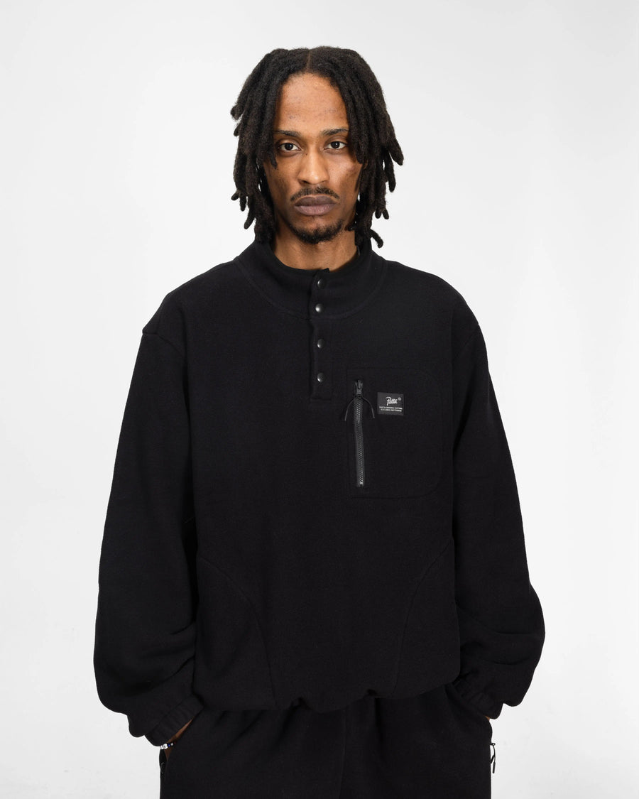 Patta Sherpa Fleece Overhead (Black)