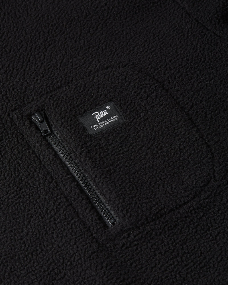 Patta Sherpa Fleece Overhead (Black)
