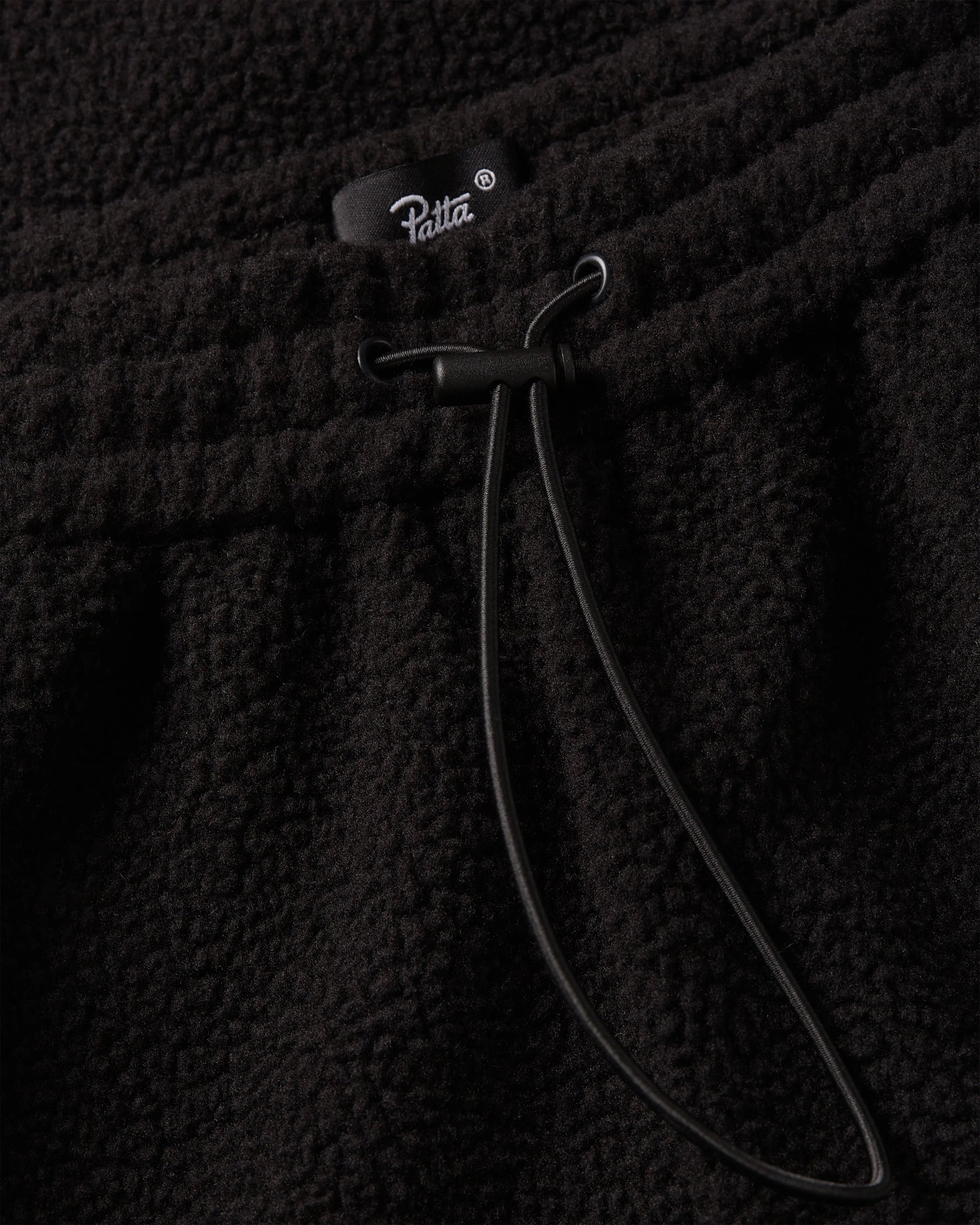 Patta Sherpa Fleece Pants (Black)