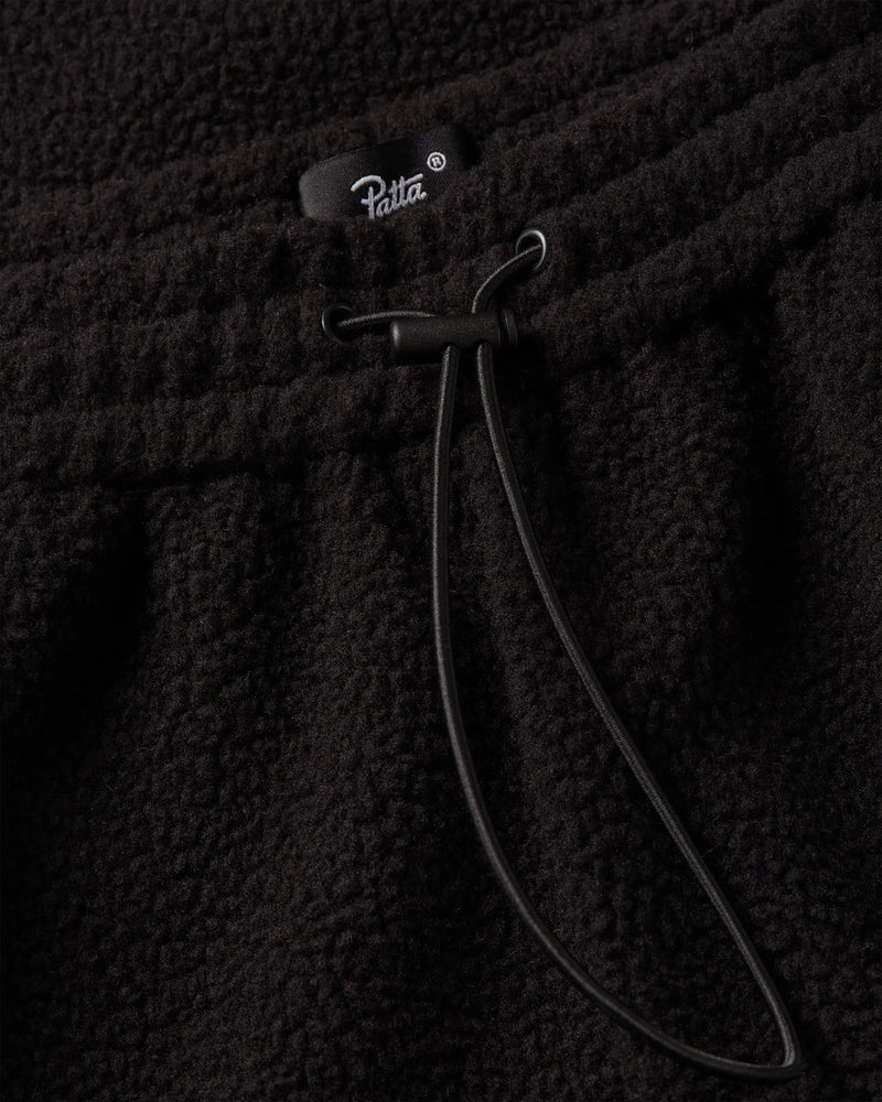 Patta Sherpa Fleece Pants (Black)