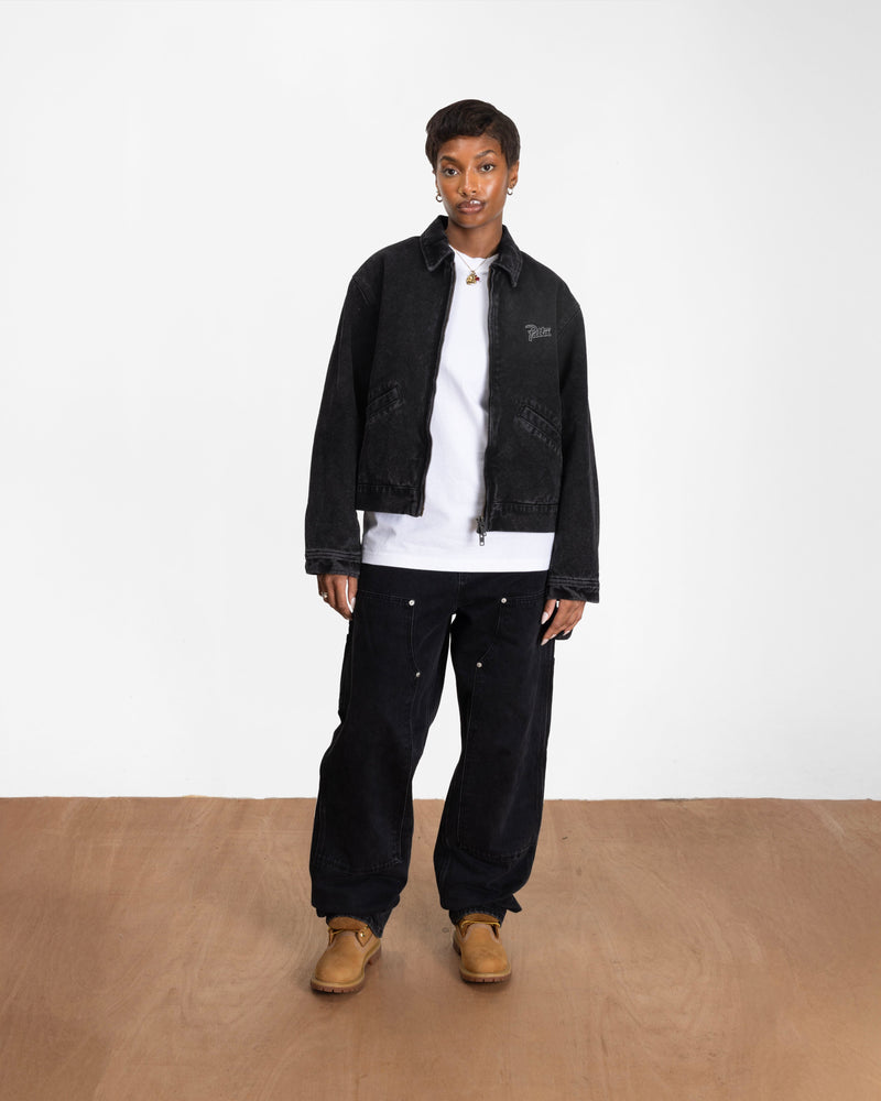 Patta Washed Canvas Jacket (Black)