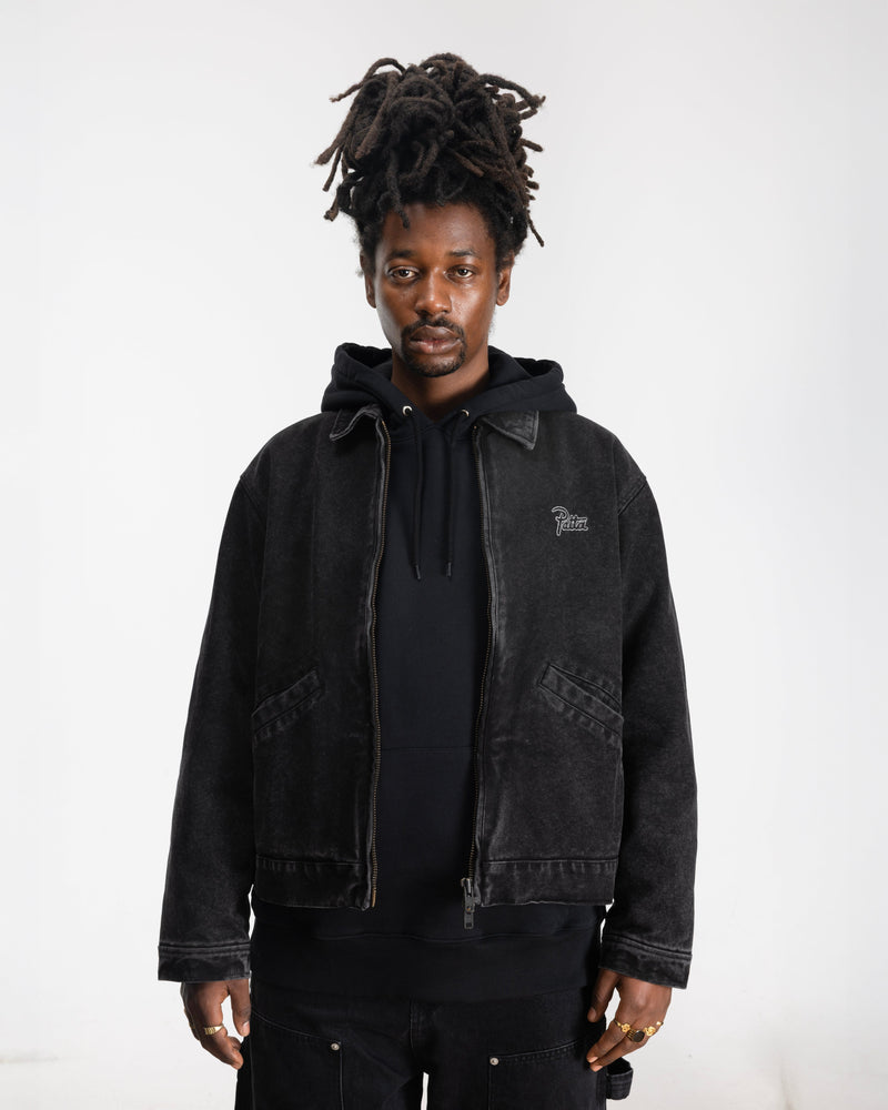 Patta Washed Canvas Jacket (Black)