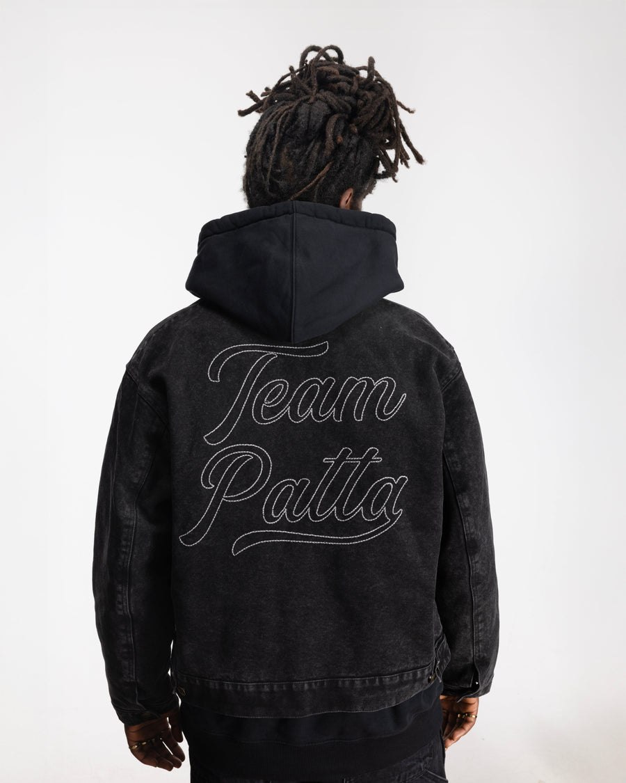 Patta Washed Canvas Jacket (Black)