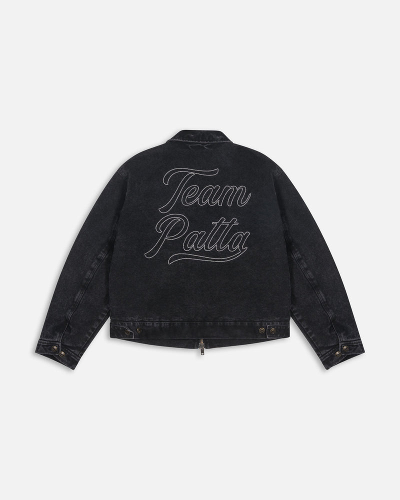 Patta Washed Canvas Jacket (Black)