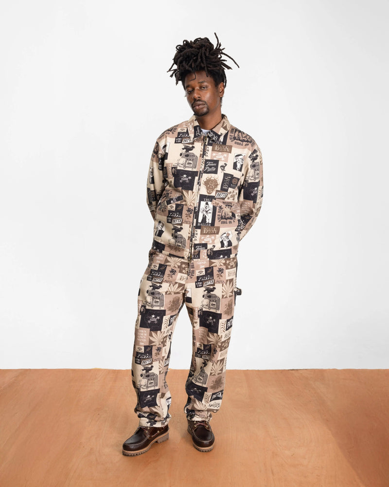 Patta Collage Canvas Pants (Multi)