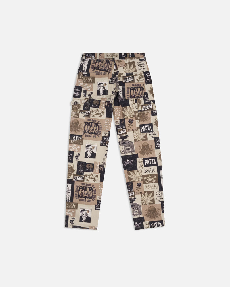 Patta Collage Canvas Pants (Multi)