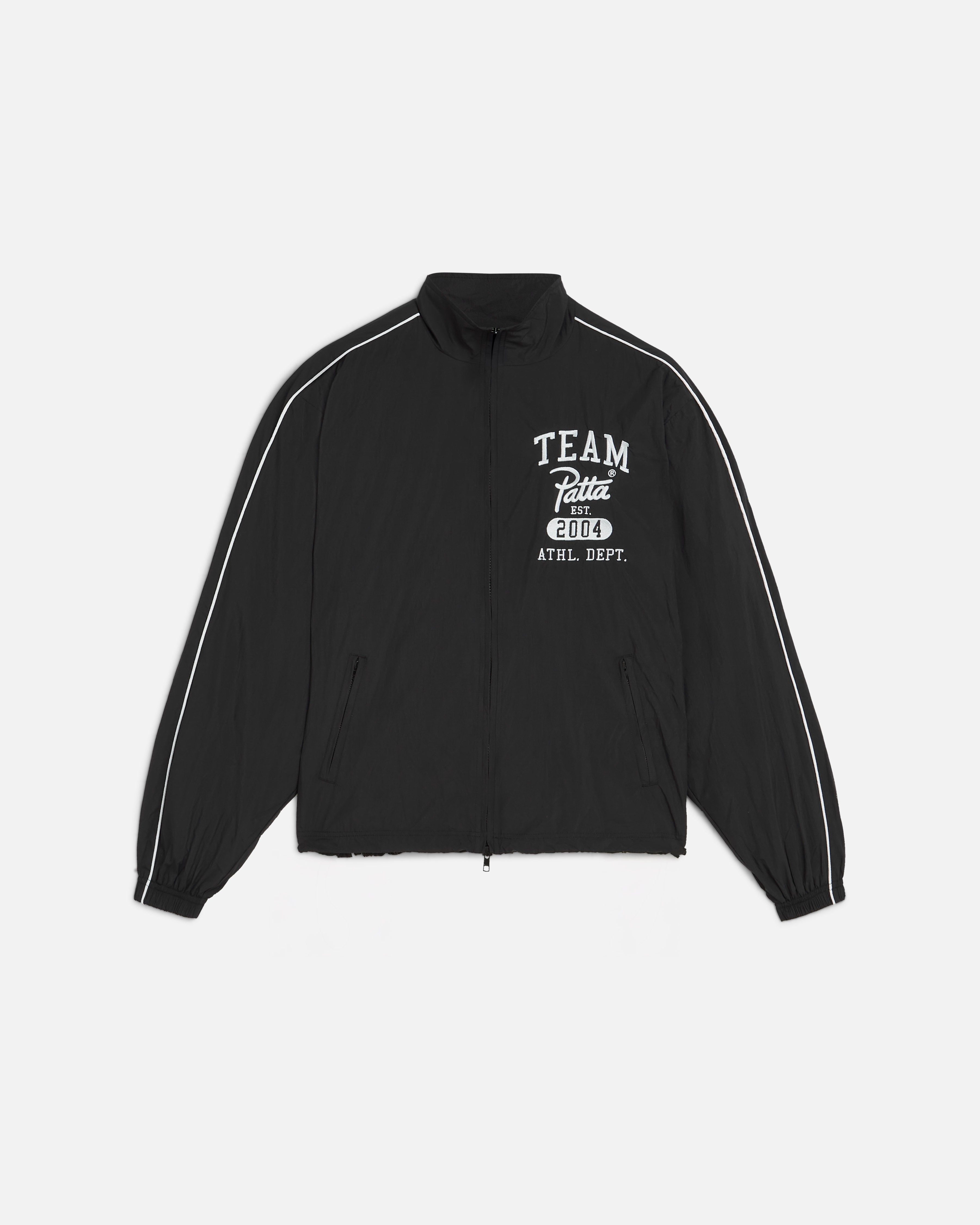 ジャケット・アウター plllllleeeasse nylon track jacket Patta Athletic Nylon Track Jacket (Black) – Patta US