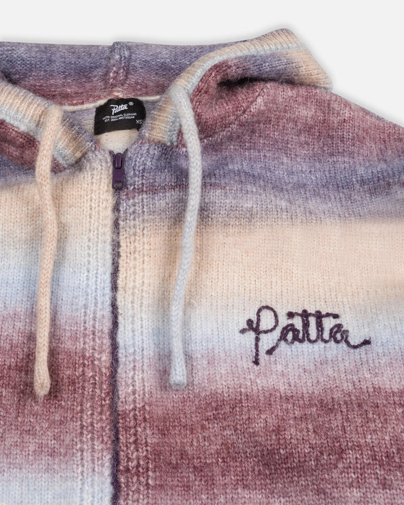 Patta Space Dye Knitted Hooded Sweater (Multi)