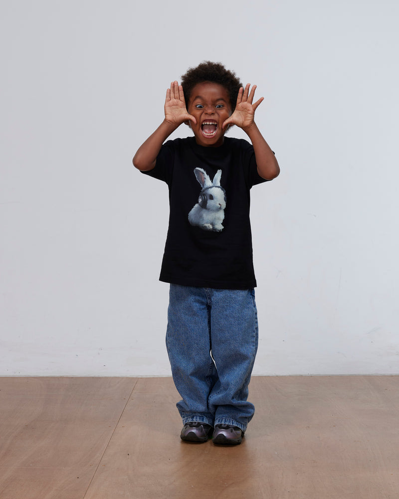 Patta Kids Bunny T-Shirt (Black)