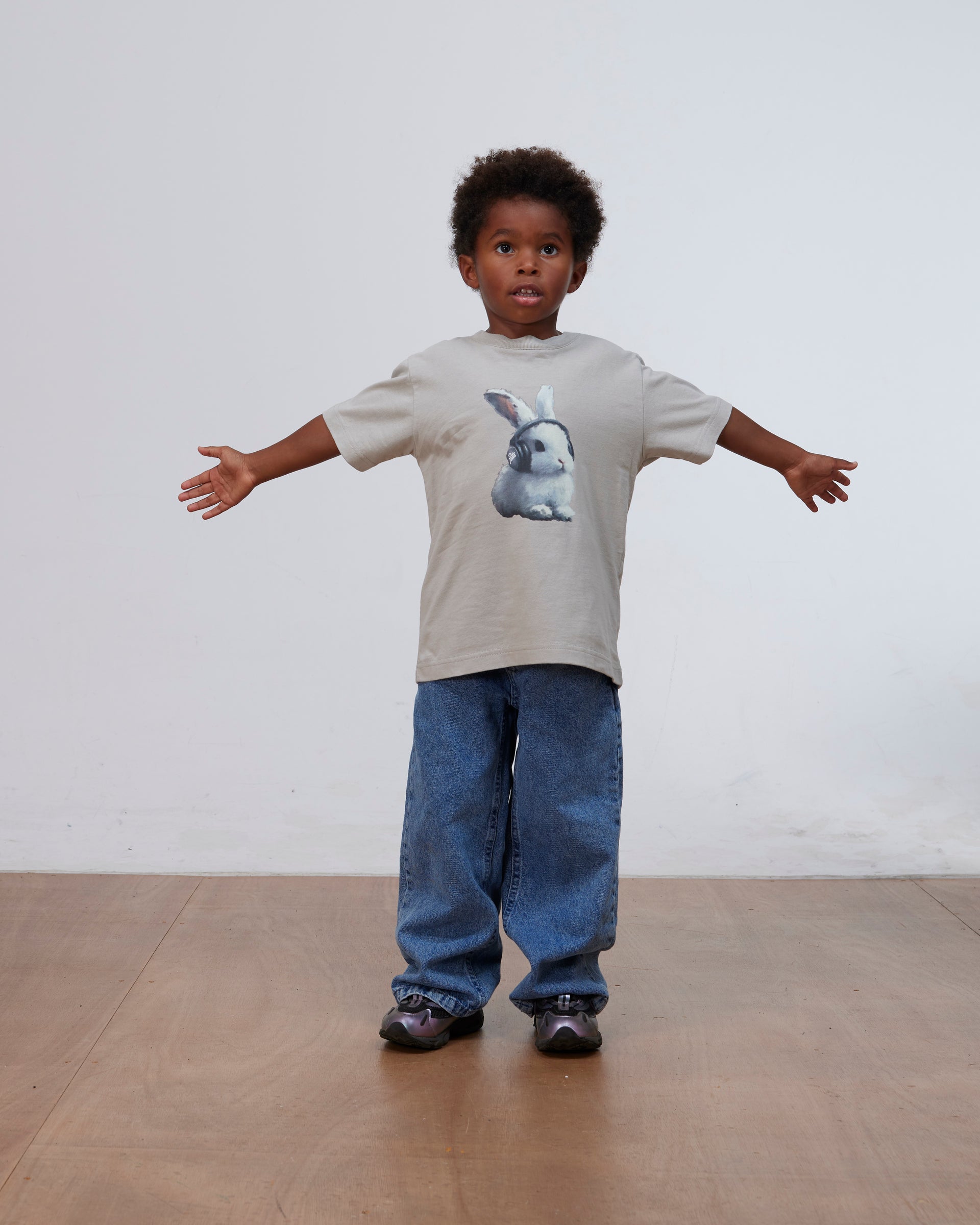 Patta Kids Bunny T-Shirt (Flint Gray)