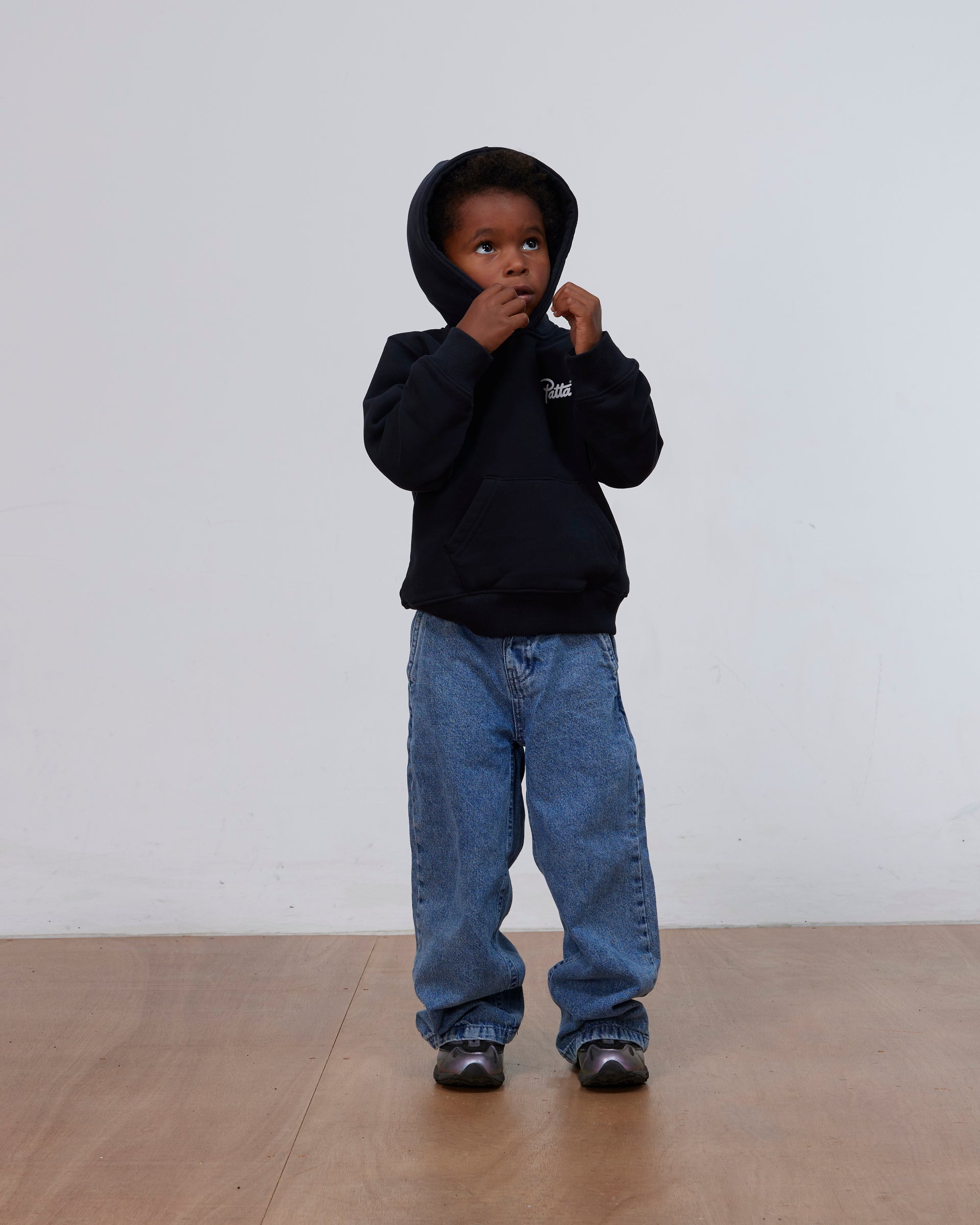 Patta Kids Championship Hooded Sweater (Black)