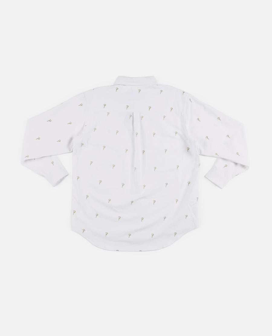 Patta Oxford Longsleeve Shirt (White)