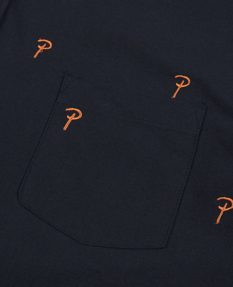 Patta Oxford Longsleeve Shirt (Evening Blue)