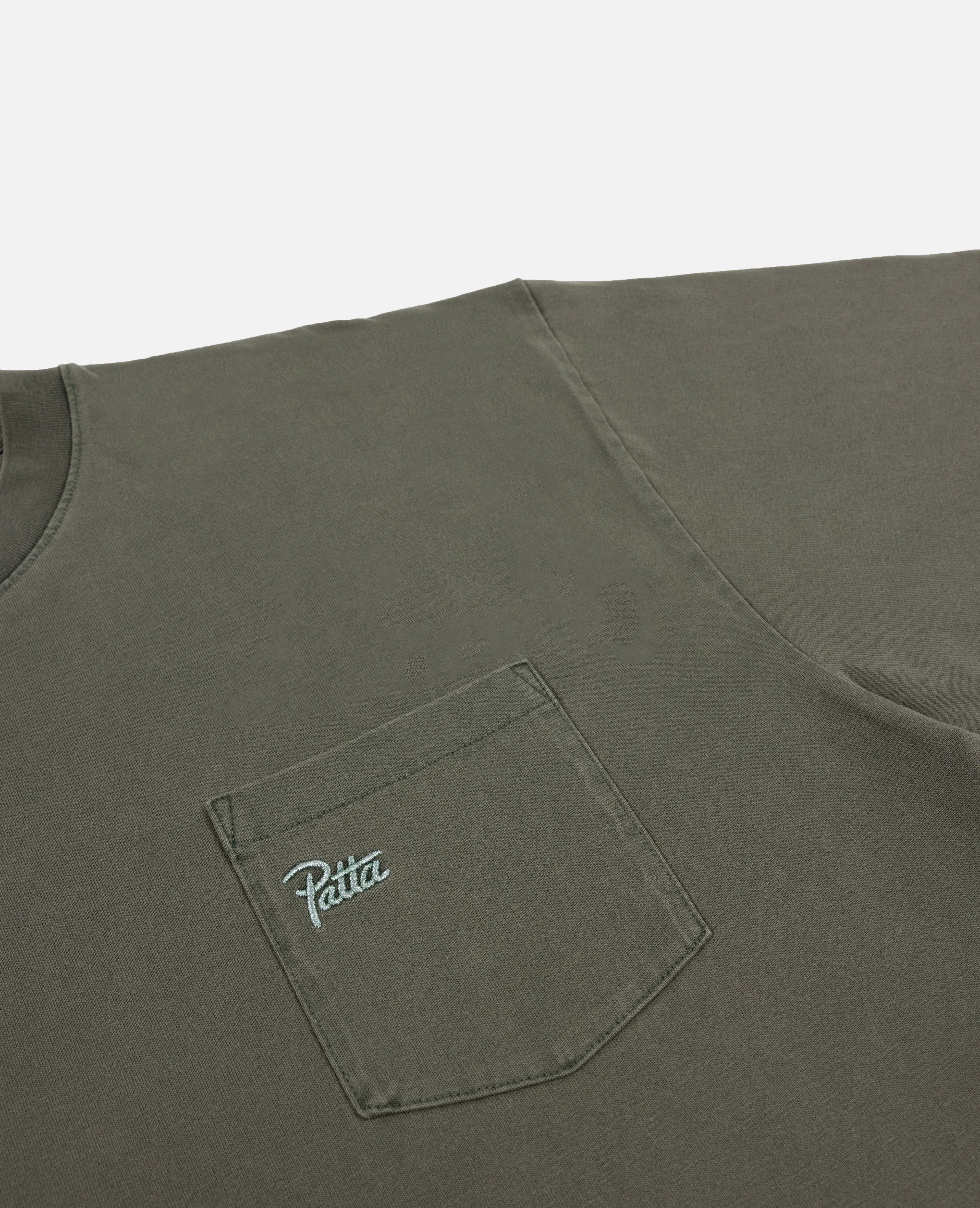 Patta Basic Washed Pocket T-Shirt (Beetle) – Patta US