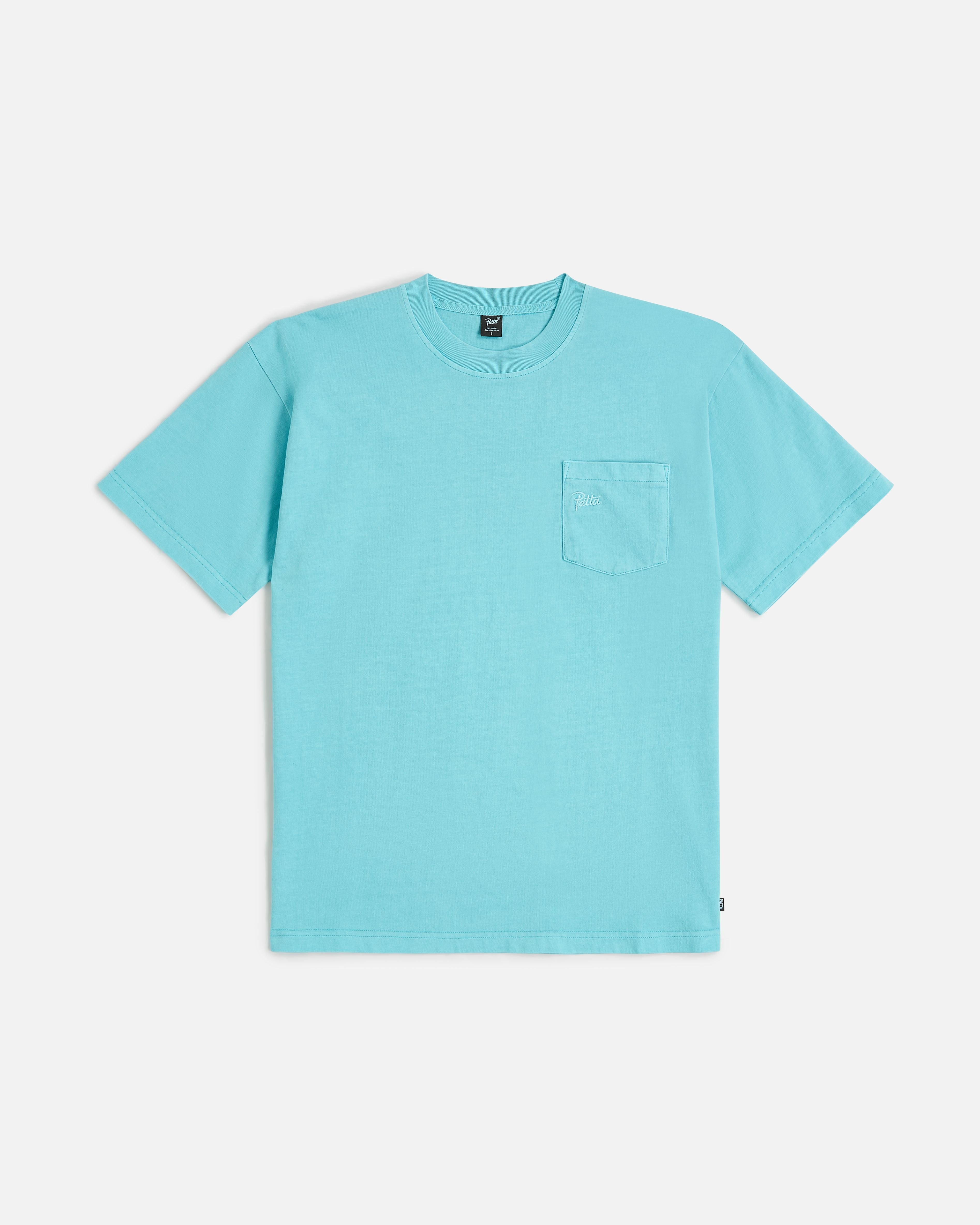 Patta Basic Pocket T Shirt Blue Radiance Patta US