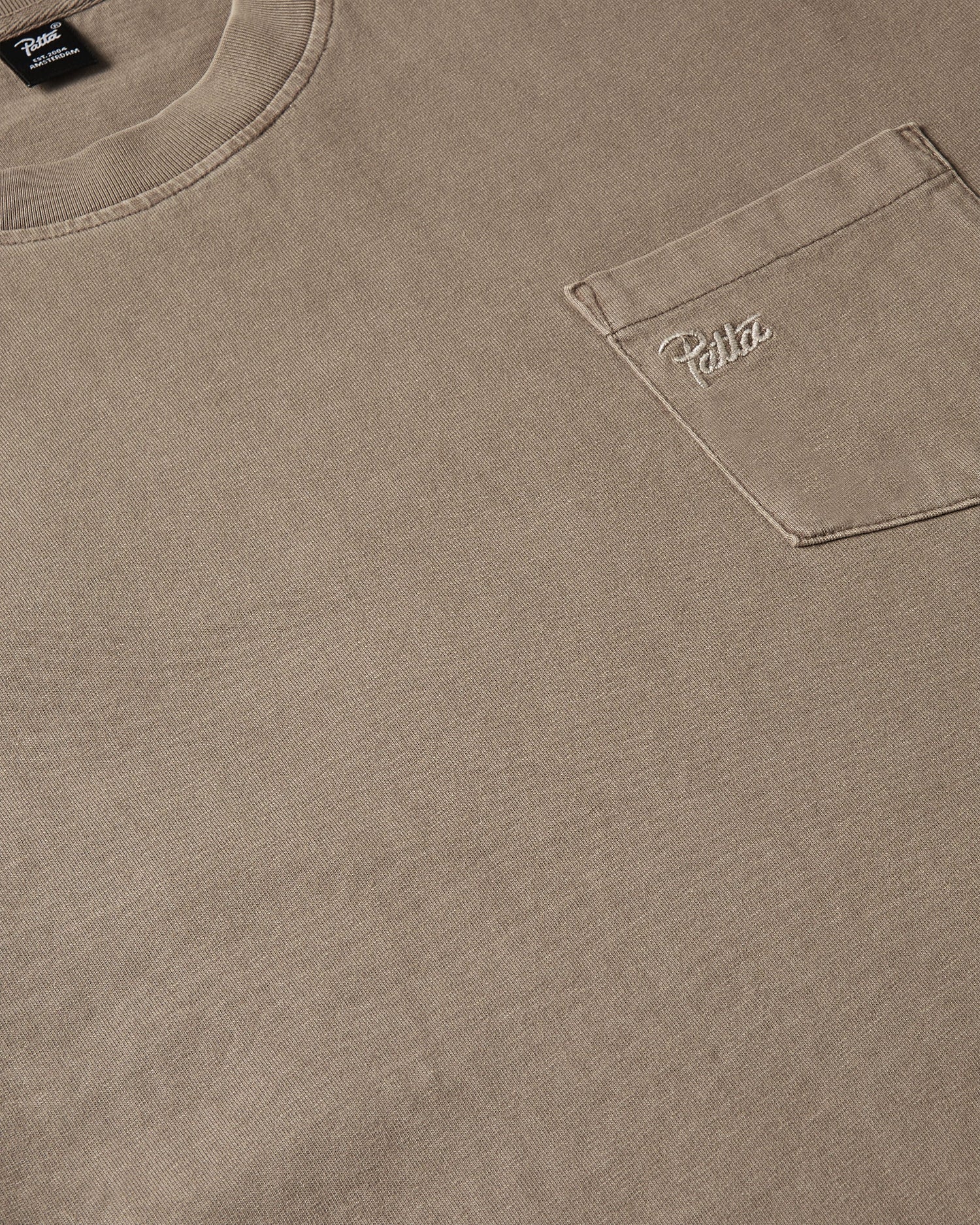 Patta Basic Pocket T-Shirt (Driftwood)