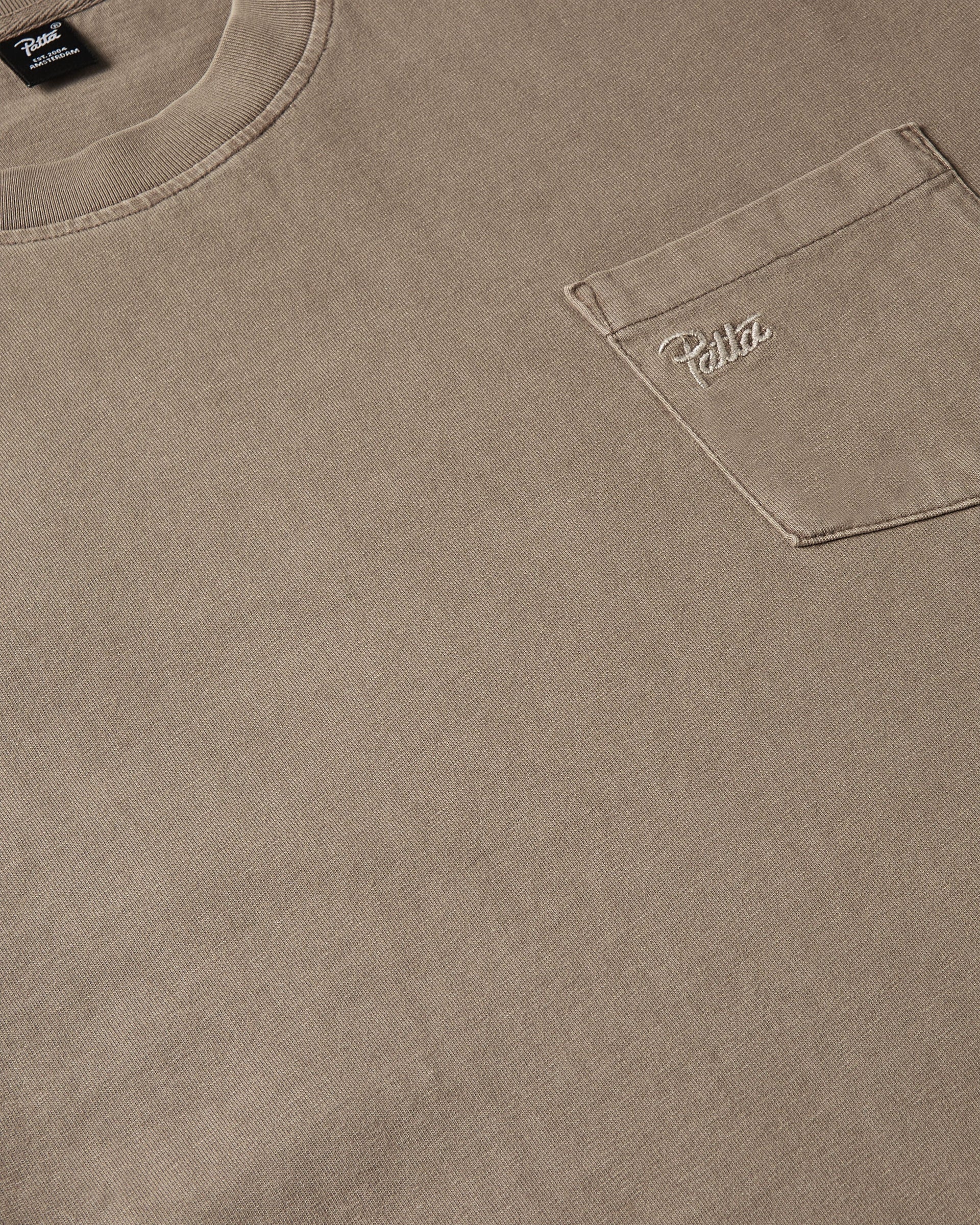 Patta Basic Pocket T-Shirt (Driftwood)