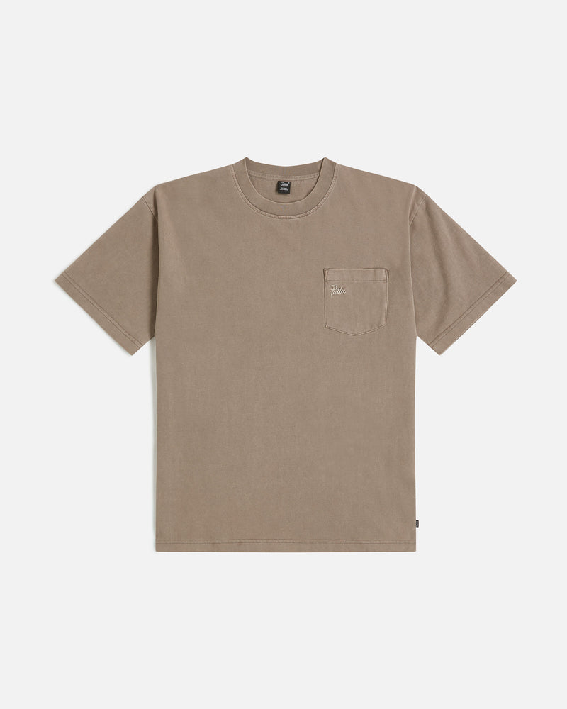 Patta Basic Pocket T-Shirt (Driftwood)