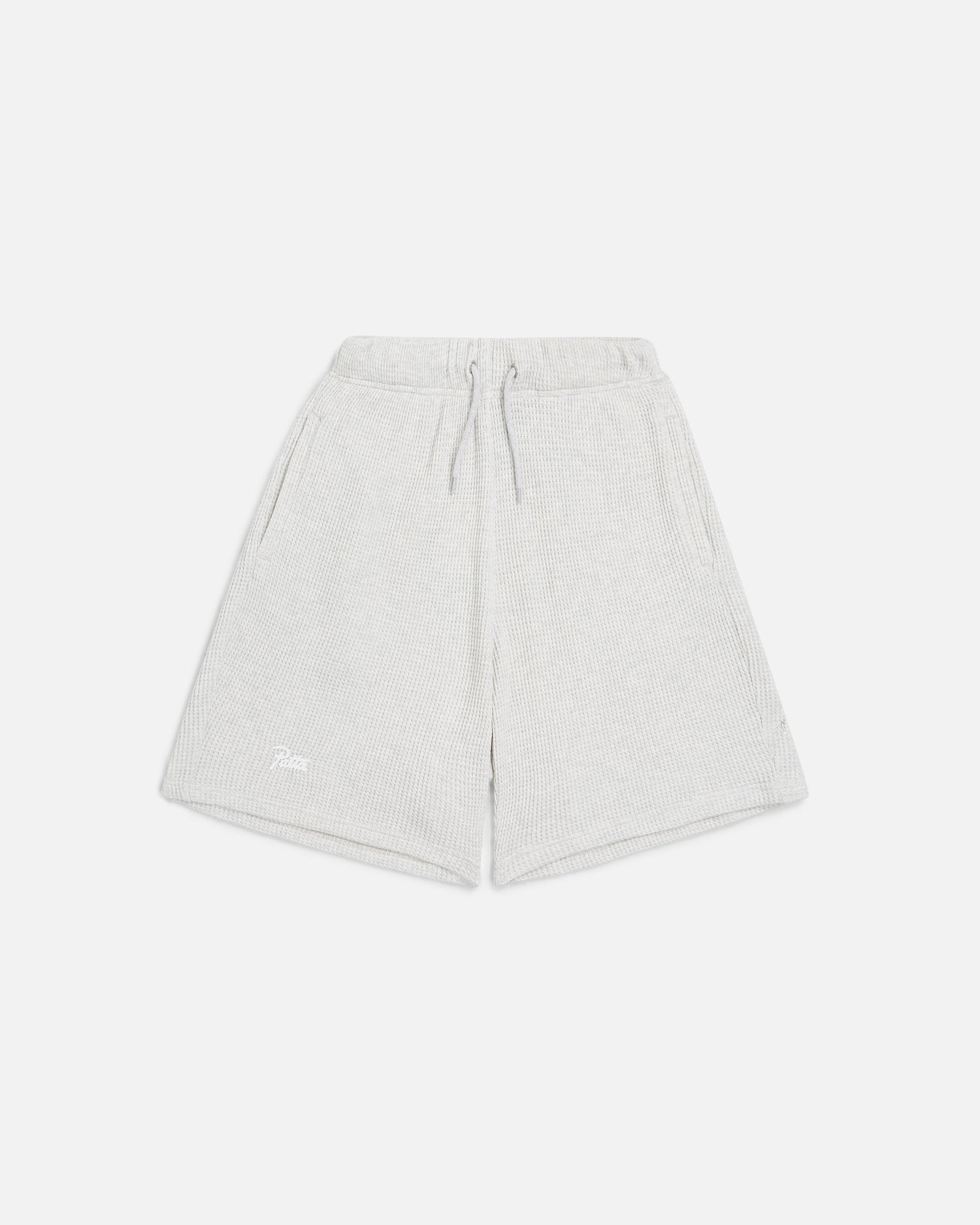 Patta Basic Waffle Shorts (Melange Grey)