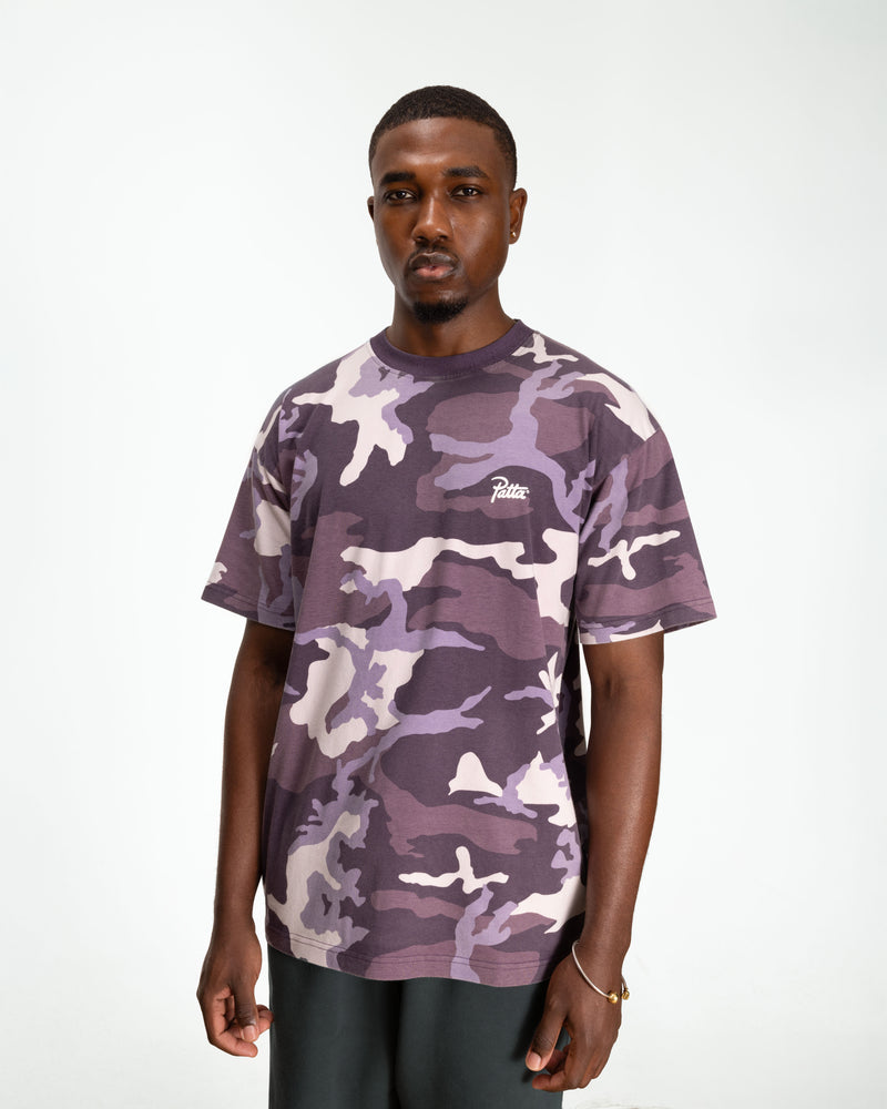 Patta Basic Woodland Camo T-Shirt (Navy Cosmos)