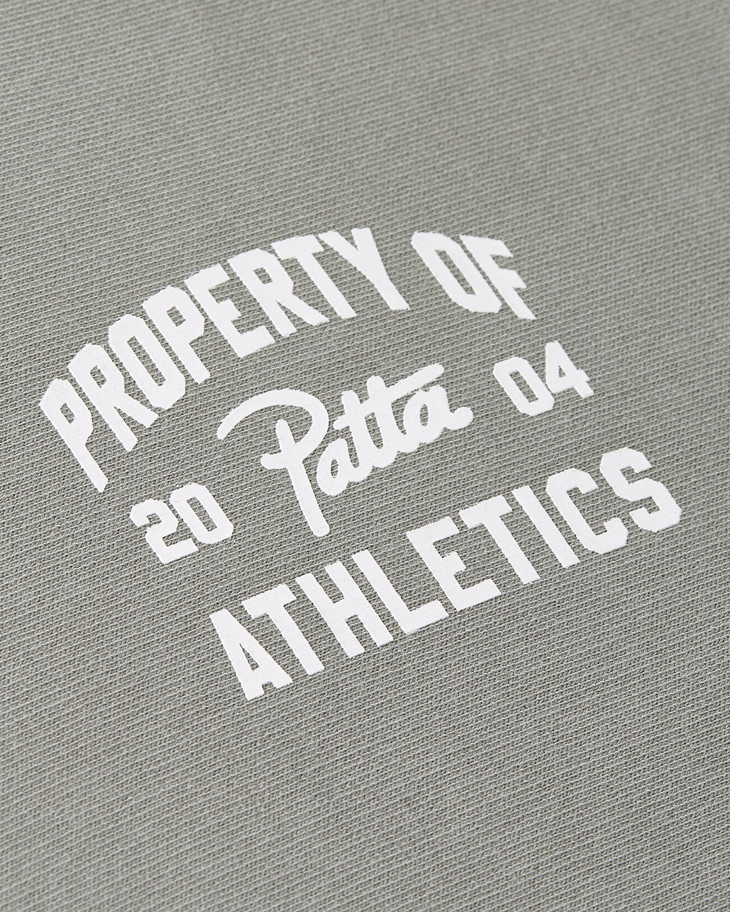 Patta Athletic Drawcord Hooded Sweater (Limestone)