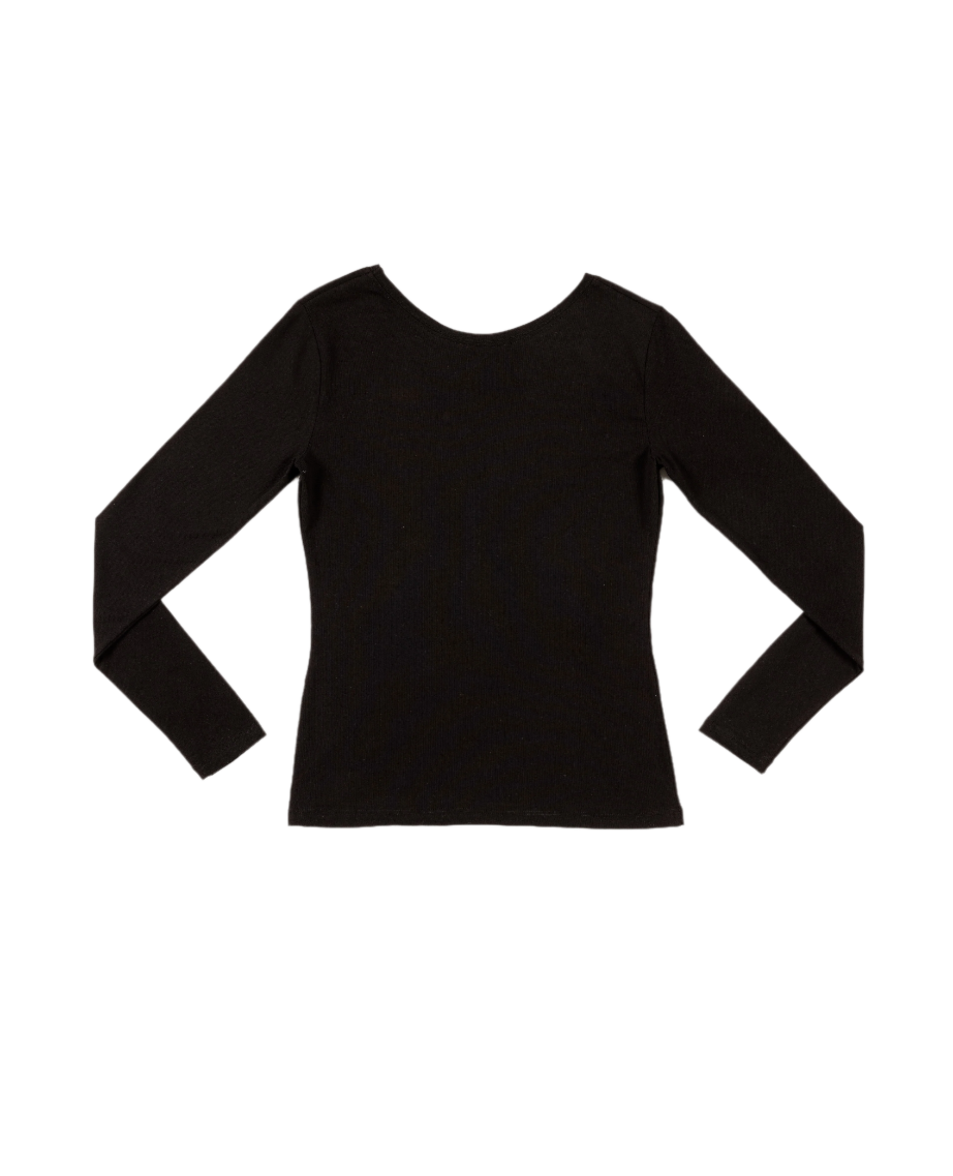 Patta Femme Basic Scoop Longsleeve T-Shirt (Black)