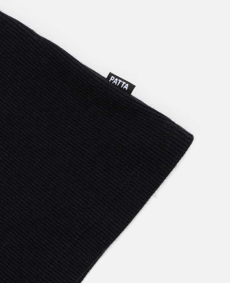 Patta Femme Basic Scoop Longsleeve T-Shirt (Black)