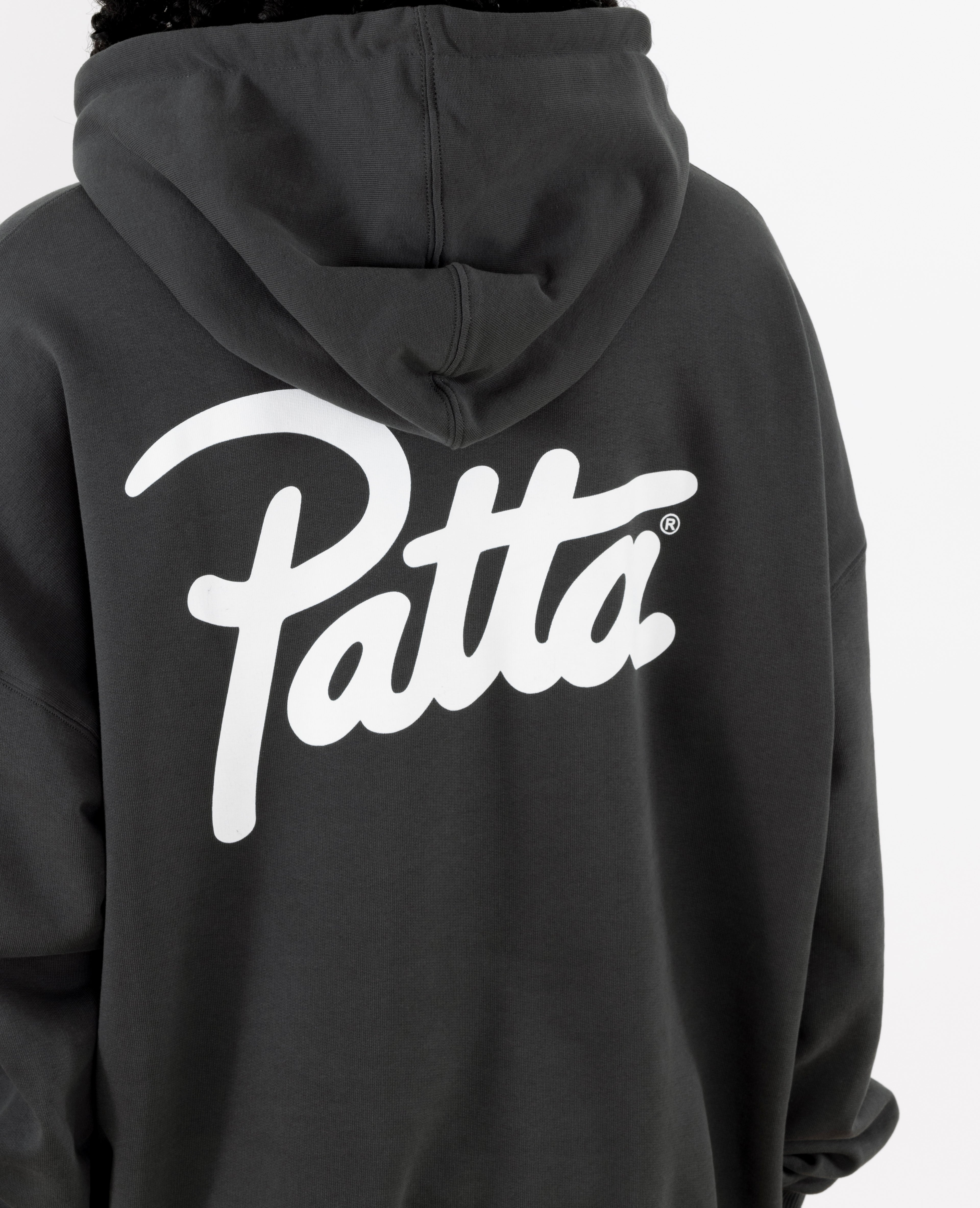 Patta Femme Basic Washed Hooded Sweater Dress