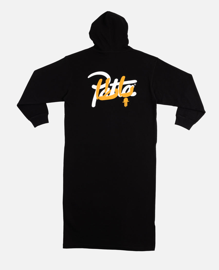 Patta x Andy Wahloo (Hassan Hajjaj) Full Length Hooded Sweater (Black)