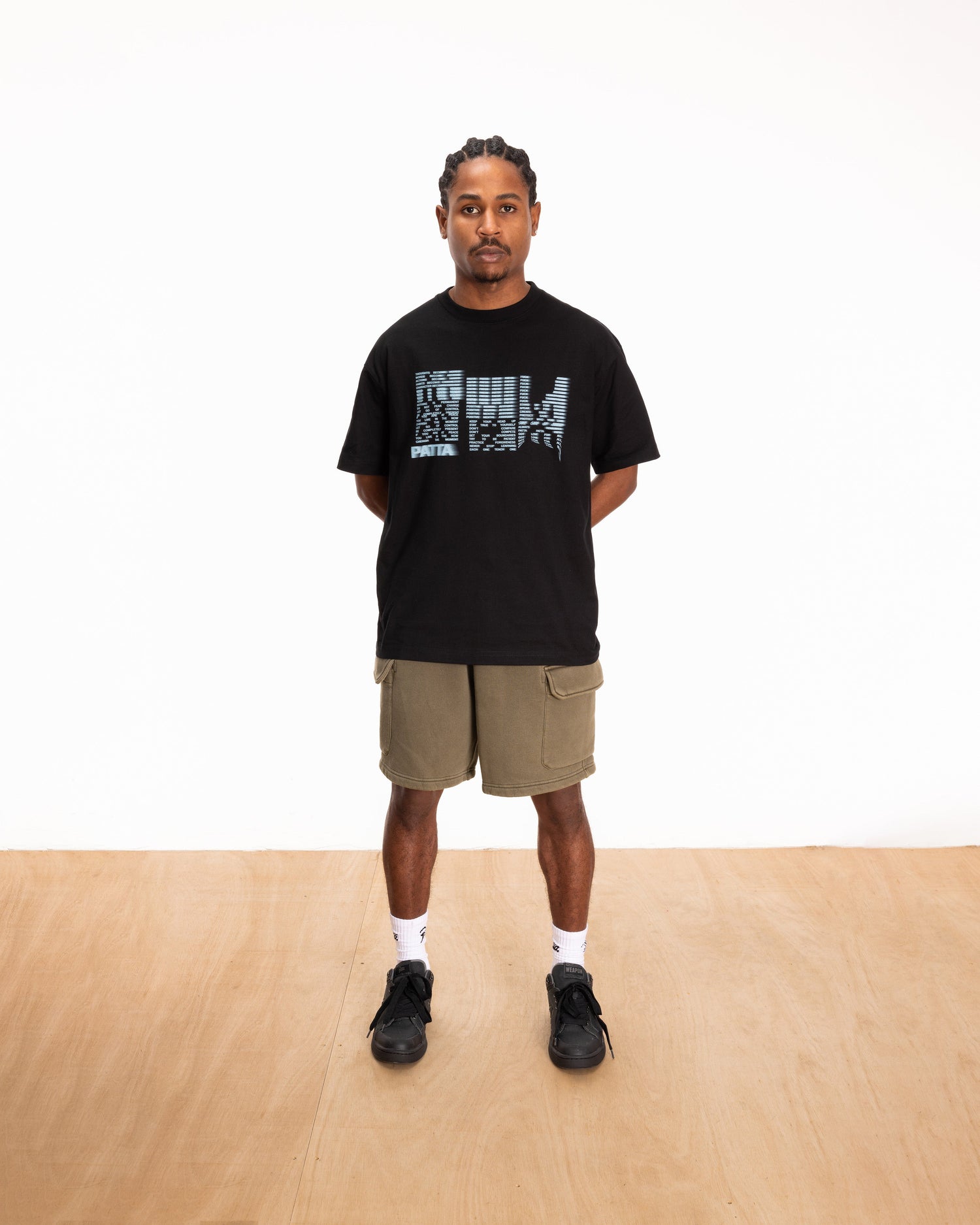 Patta Glitch T-Shirt (Black)