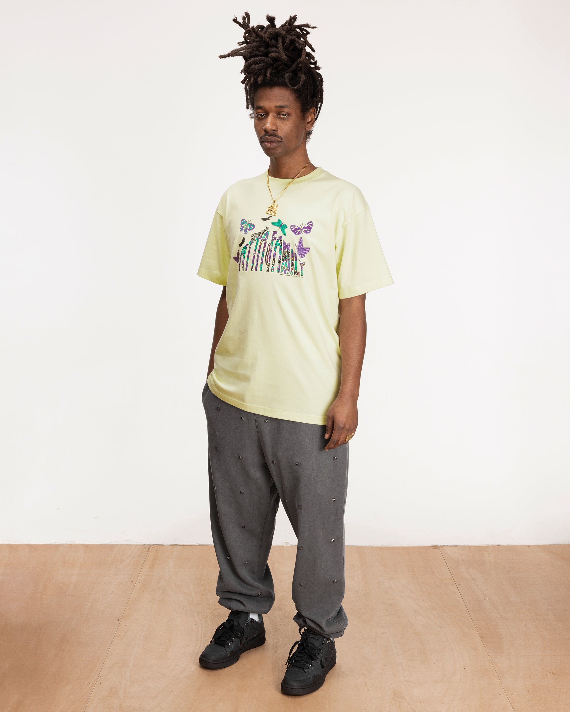 Patta Family T Shirt Wax Yellow Patta US