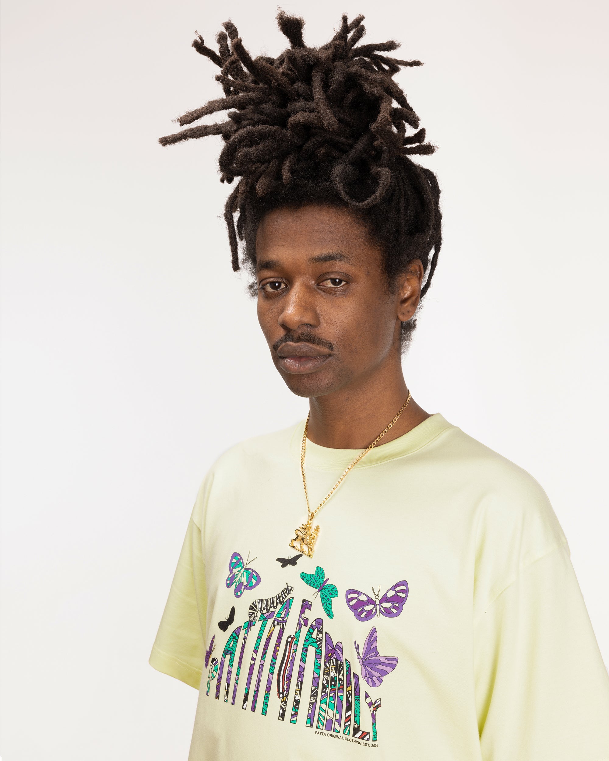 Patta Family T Shirt Wax Yellow Patta US