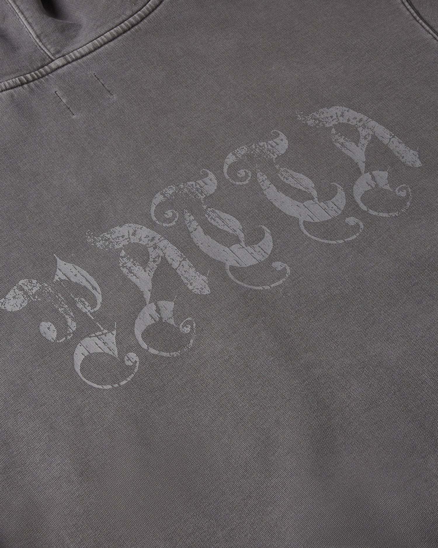 Patta Studded Washed Zip Up Hooded Sweater (Volcanic Glass)