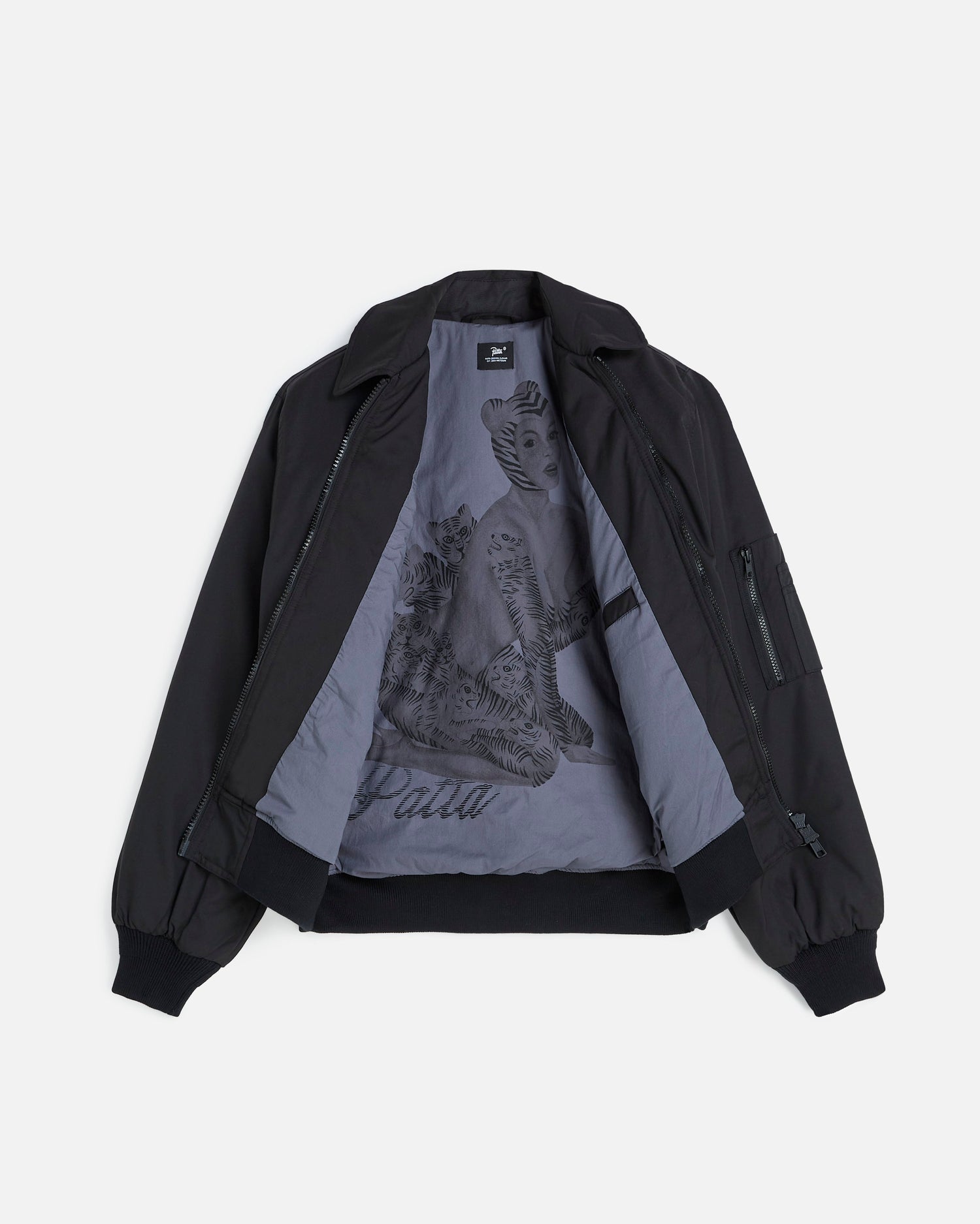 Patta Jet Bomber Jacket (Black)