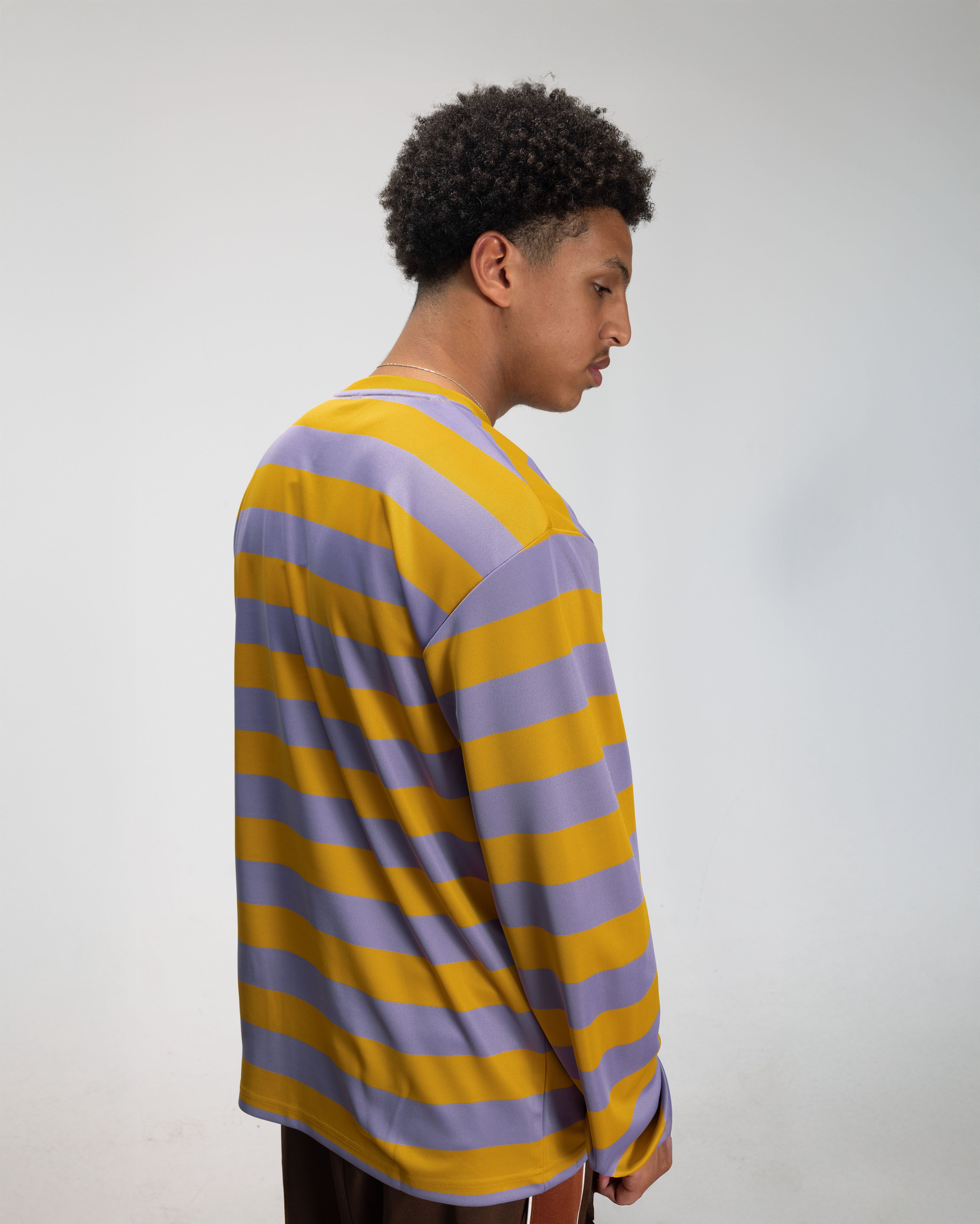 Patta Striped Longsleeve Football Jersey (Chalk Violet) – Patta US