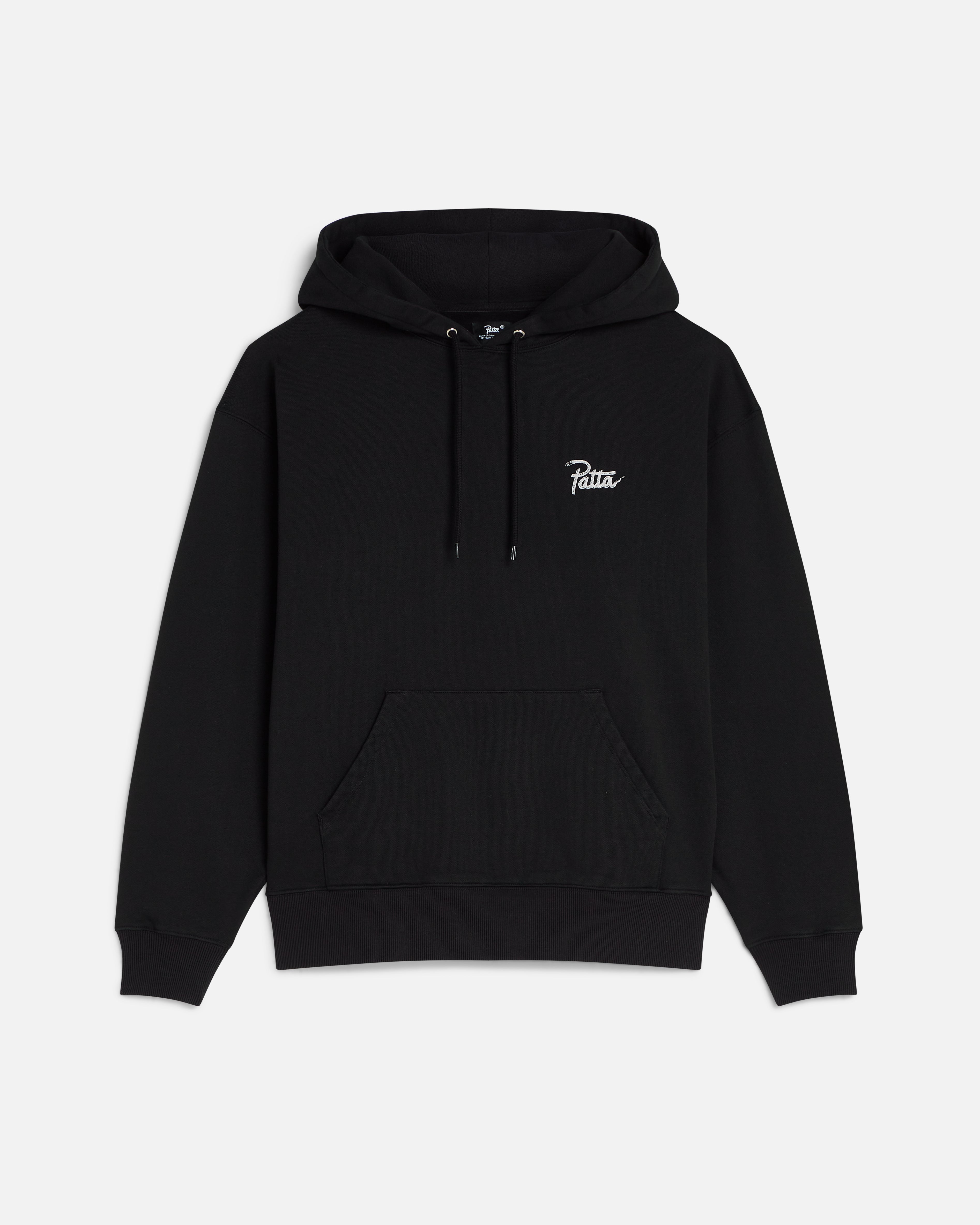 Patta Snake Heart Boxy Hooded Sweater (Black) – Patta US Patta Snake Heart Boxy Hooded Sweater (Black) – Patta US