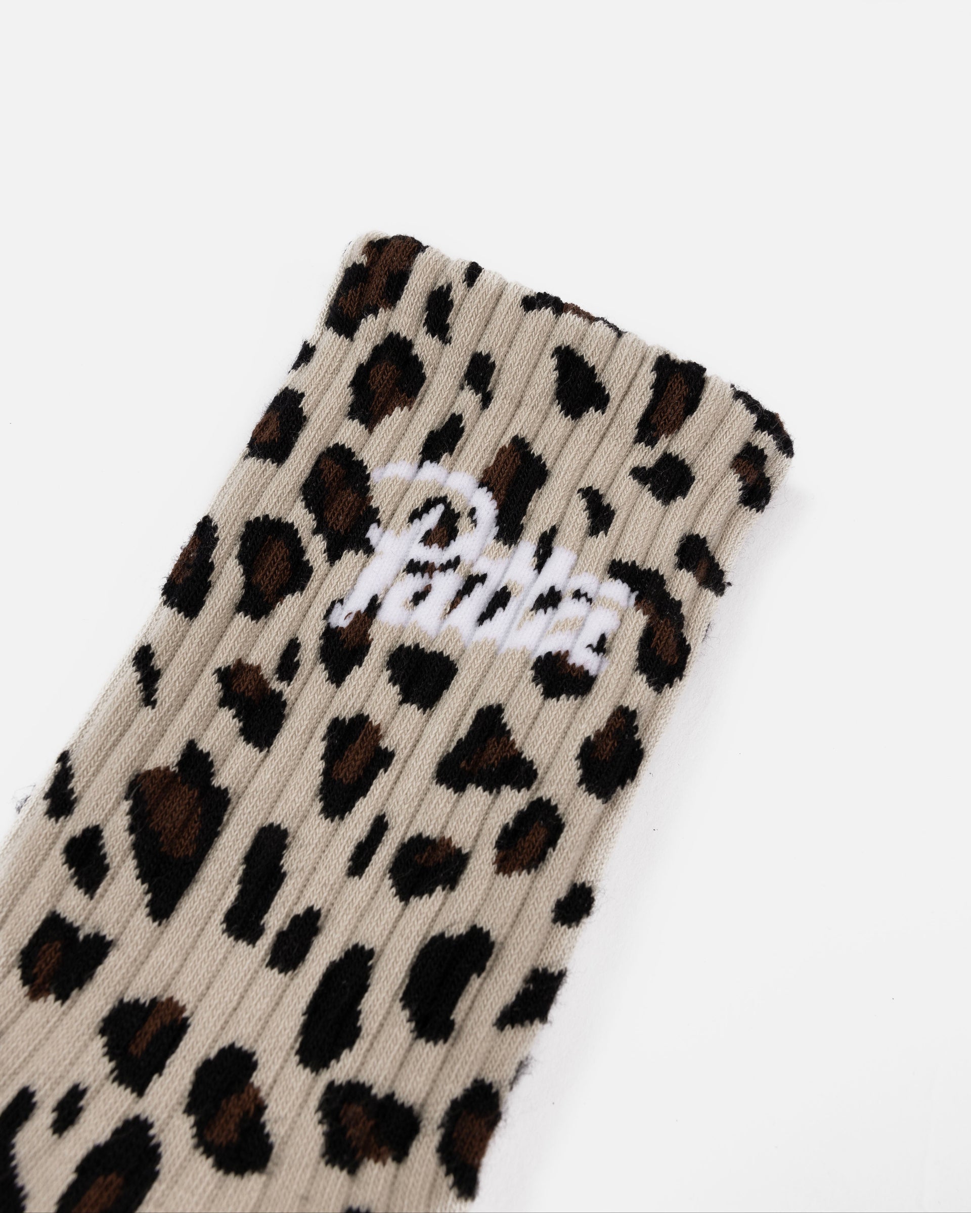 Patta Leopard Script Logo Sport Socks (1 Pack) (Multi)