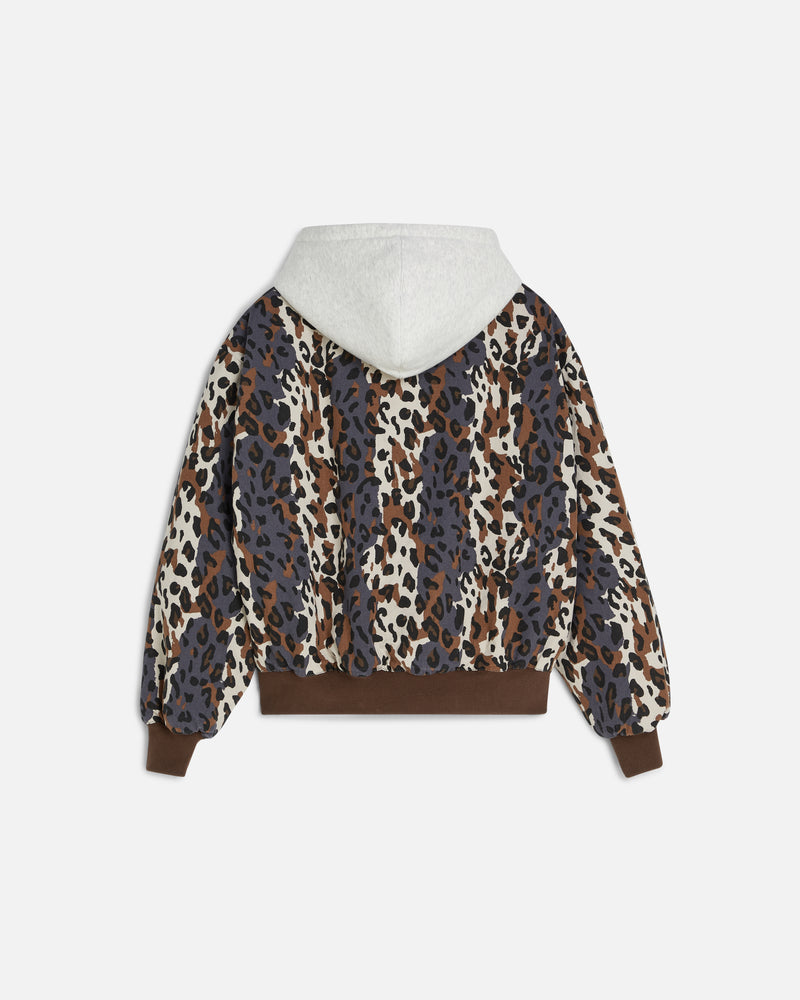 Patta City Leopard Reversible Bomber Jacket (Multi)