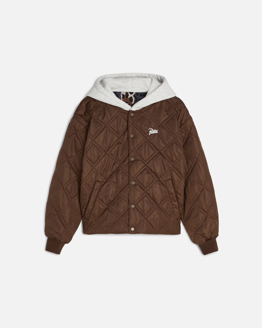 Patta City Leopard Reversible Bomber Jacket (Multi)