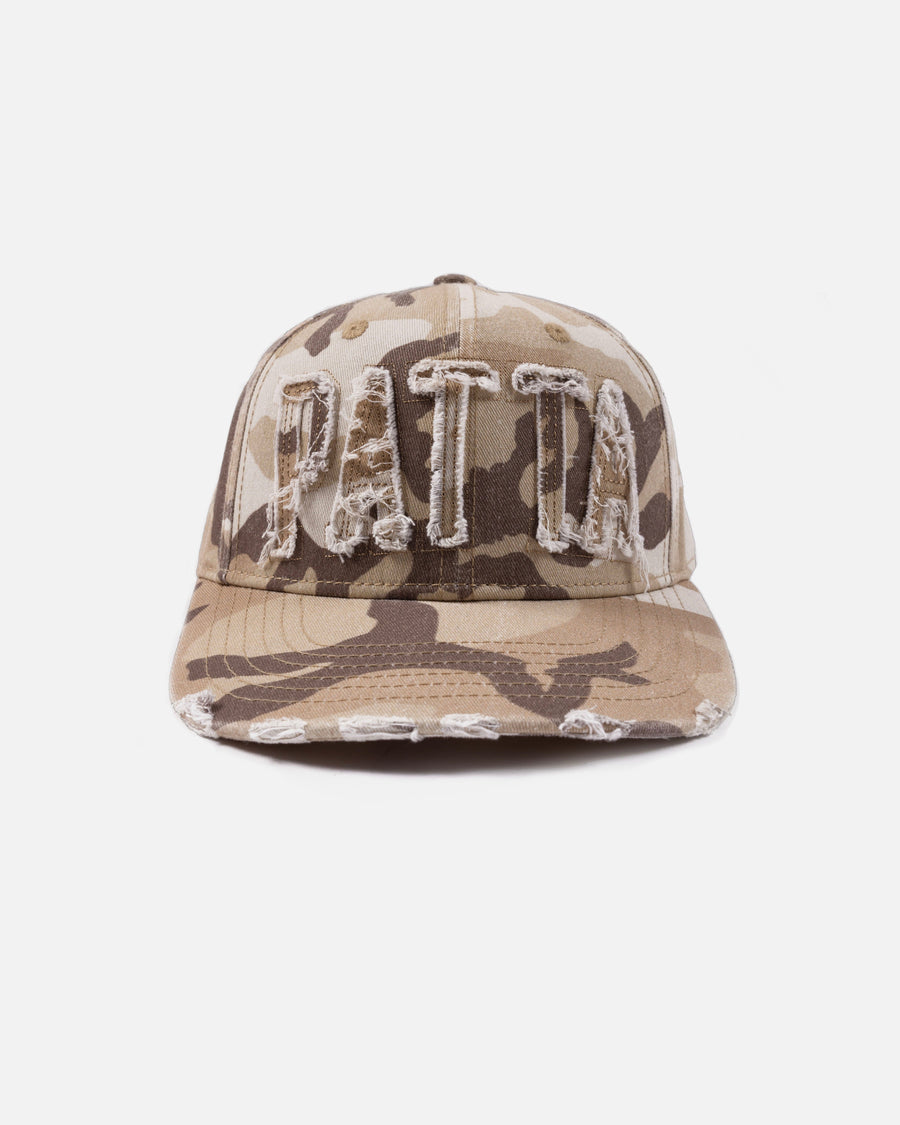 Patta Frayed Woodland Camo Sports Cap