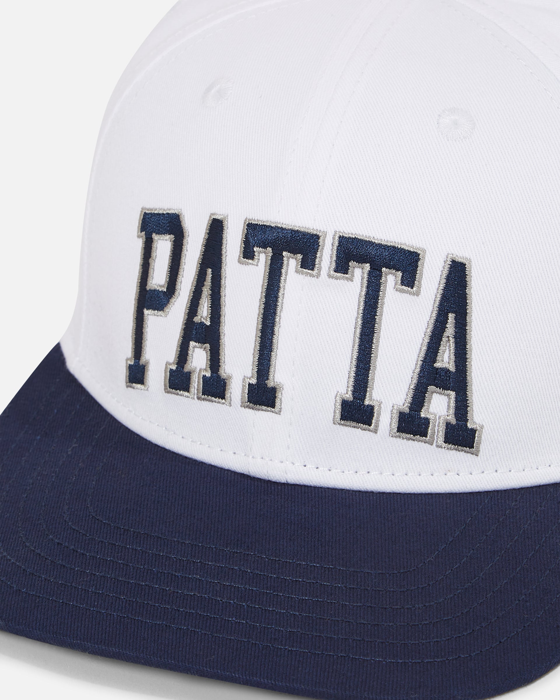 Patta Arc Logo Snapback Cap (White)