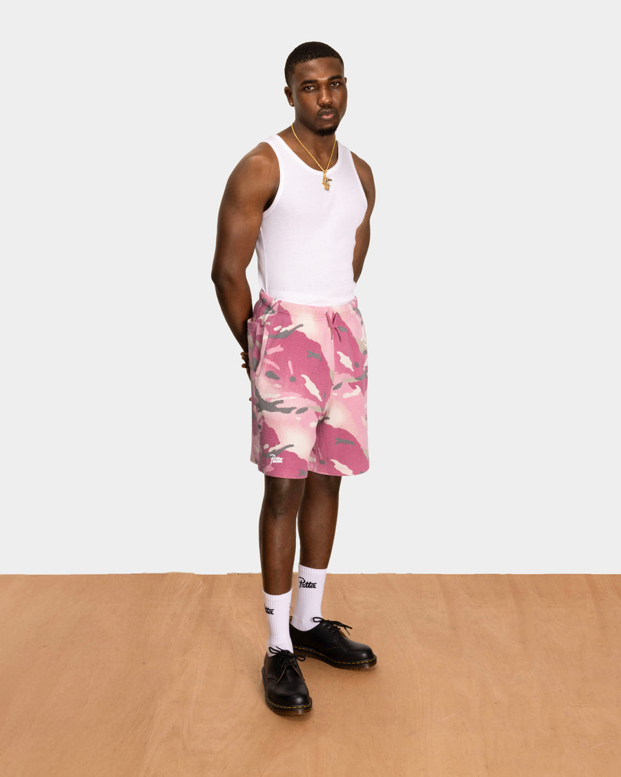 Patta Cactus Flower Camo Waffle Shorts (Cactus Flower)