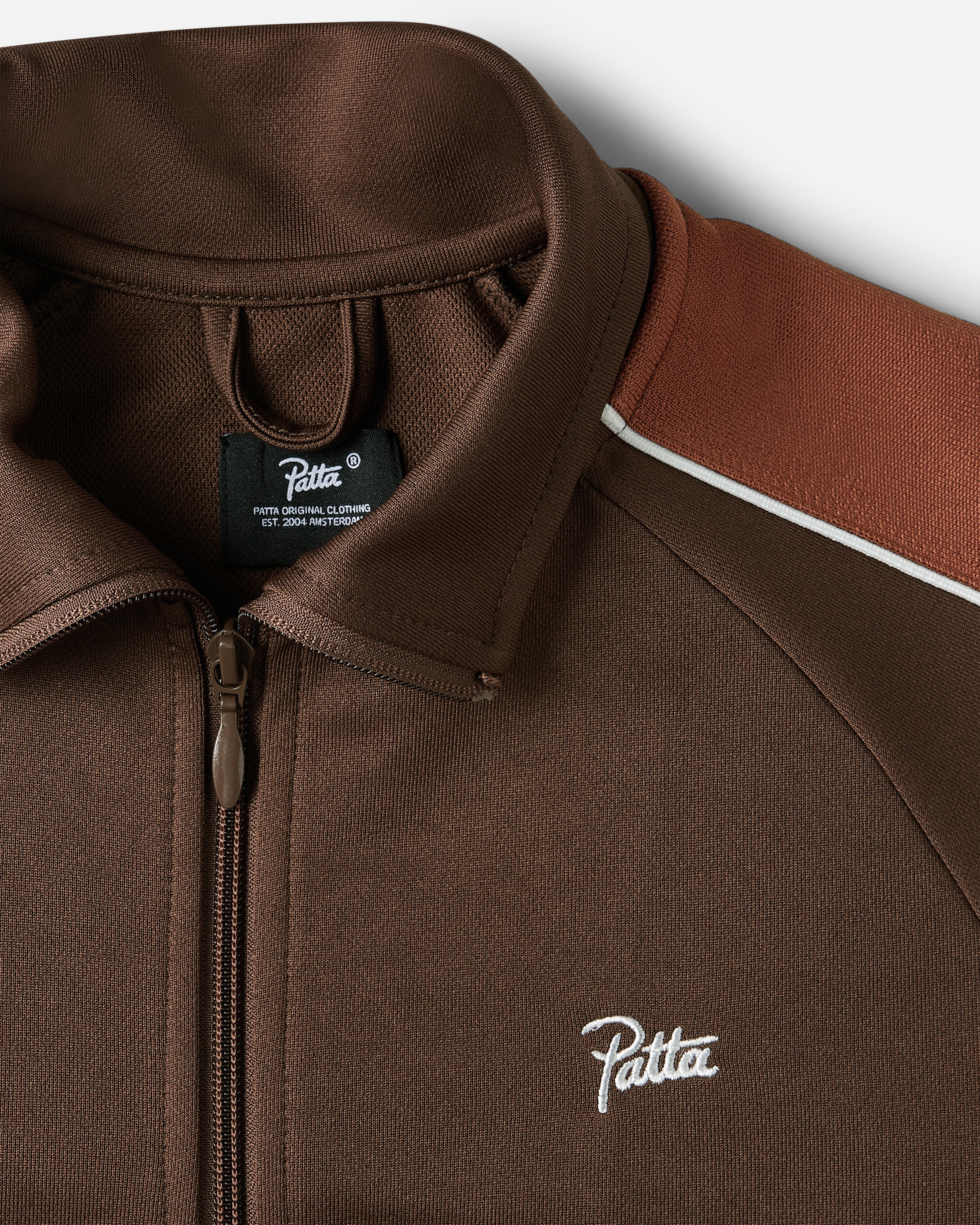Patta Tricot Track Jacket (Chestnut) – Patta US