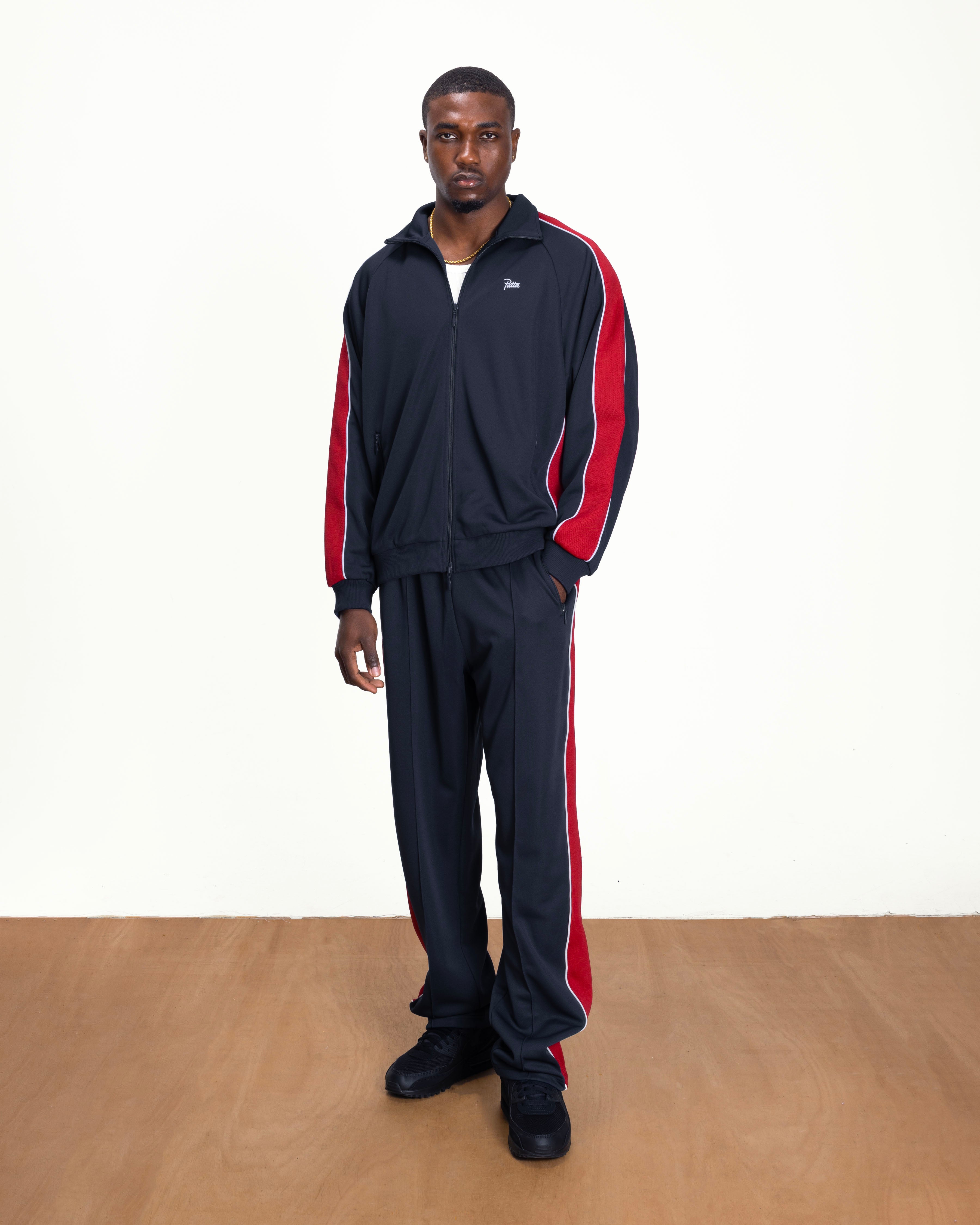 ジャケット・アウター PATTA Tricot Track Jacket Patta Tricot Track Jacket (Black Iris) – Patta US